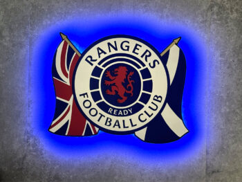 Rangers Wall Plaque backlights